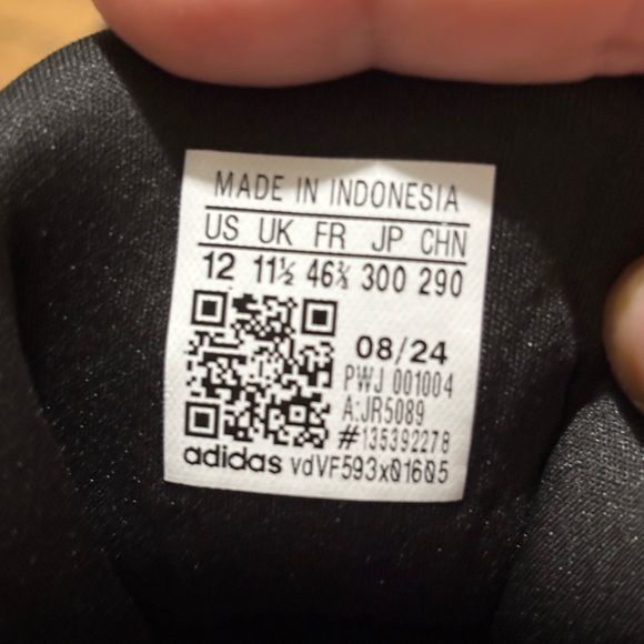 Adidas Runfalcon 5 Running Shoes Men’s Size 12 Black White NEW No Box - Picture 4 of 11